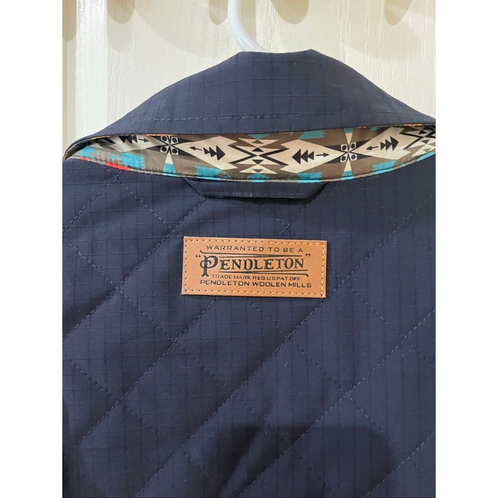 Pendleton Women's Southwestern Print Reversible Snap Button Jacket Women's Sz XL - Picture 4 of 13